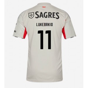 Fotbalové Dres Benfica Dodi Lukebakio #11 Venkovní Oblečení 2025-26 Krátký Rukáv